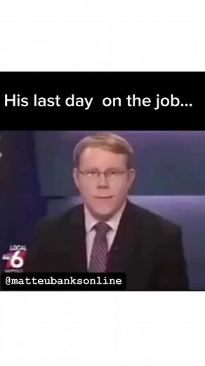 1.3K views · 17 reactions | His last day on the job. #funny #Bloopers #comedy #newsbloopers #fail | Matt Eubanks | Facebook