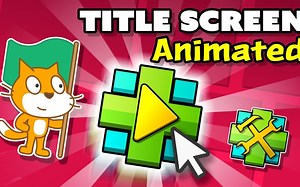 [中文字幕]P5 Scratch几何冲刺 史诗级的主界面✨！ griffpatch