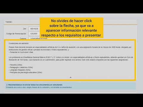 INSCRIPCIONES 2023 Tutorial II: Presentación de Documentación para Inscripción