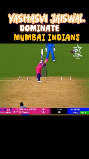 Yashasvi Jaiswal DESTROYS Mumbai Indians!💥#IPL2026😱#shorts #realcricket24 #ytshorts #trendingshort