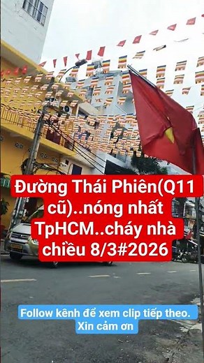 Thai Phien Street (formerly District 11) is the hottest street in Ho Chi Minh City. A house caugh...