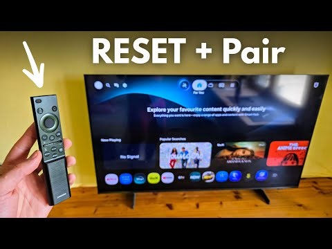 How to RESET Samsung TV Remote - Bluetooth, Solar & Regular Remote Controls