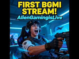 🔴 FIRST BGMI LIVE STREAM - Alien Gaming Begins!