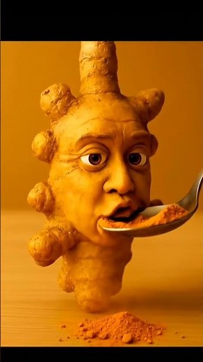 “Ginger Face Eating Turmeric ASMR 🌿✨ | Satisfying Crunch & Relaxing Sounds”#shortsfeed #shorts