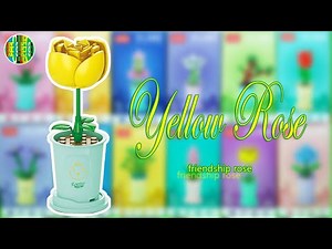 Yellow Rose Florist Plants Building Blocks
