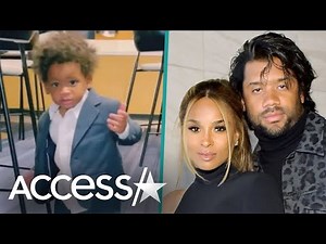 Ciara & Russell Wilson's Son Win Adorably Dances In A Suit
