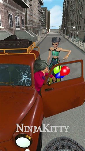 💥 POP! POP! POP!ONLY ONE BALLOON LEFT… THEN 💥😱 #shorts #roblox #scaryteacher3d