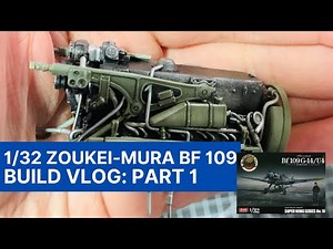 1/32 Zoukei-Mura Bf 109 G-14/U4 Build Series - Part 1: Engine