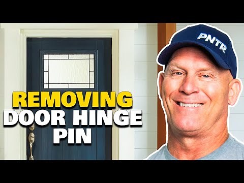 How To Remove A Door Hinge Pin. Door hinge pin removal hacks. Home improvement hacks.