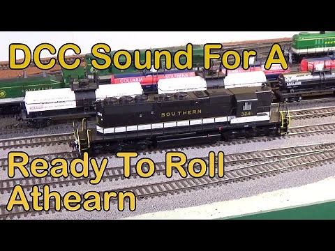 DCC Sound For A Ready To Roll Athearn (194)