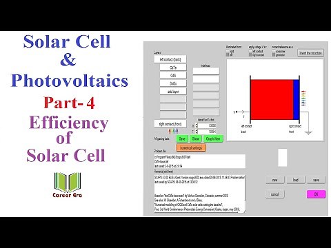 Short Circuit Current || Open Circuit Voltage || SCAPS-1D || Solar Cell & Photovoltaics || Lecture-3