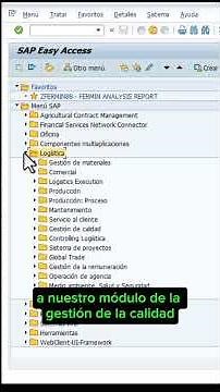 SAP QM - Quality Management Module. Initial Navigation. (Part #1).