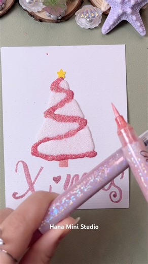 DIY Glitter Christmas Tree