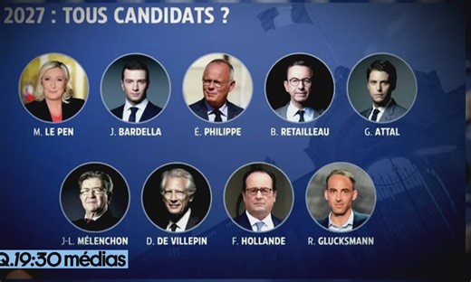 19h30 Médias : la campagne présidentielle pour 2027 est (déjà) lancée