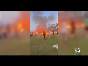 Florida High School Homecoming Bonfire Explodes