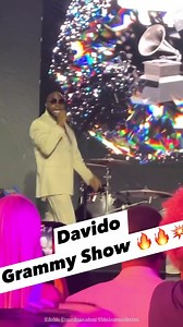 Davido incredible Grammy performance! 🔥🔥💥💥🏆🏆 | Gusto TV Africa