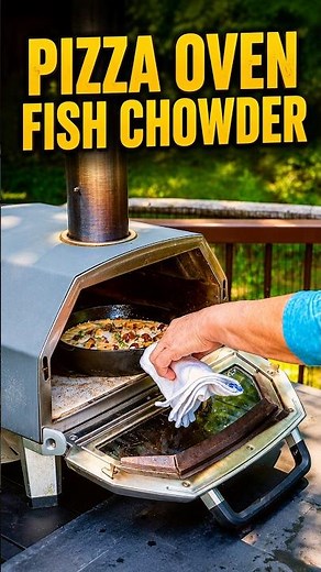 Fish Chowder in an Ooni Pizza Oven #kitchenintheshire #cooking #ooni