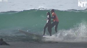 3.3M views · 49K reactions | Born deaf and blind, she graduated from Harvard Law School and is now taking on her next challenge: surfing. (via NowThis) | Upworthy | Facebook