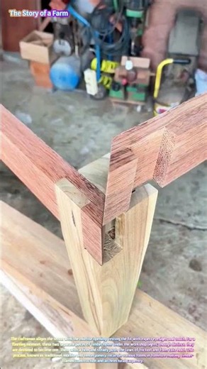 Watch a Master Joiner Lock Wood Together Without a Single Nail! 🪵🔨↓