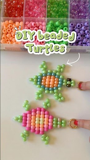 Pony Bead Turtle DIY