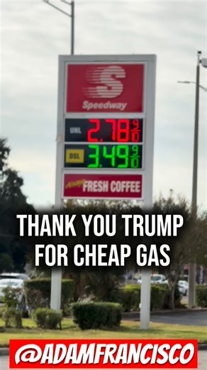 28K reactions · 4.4K comments | Good morning everybody. Thank you Trump for cheap gas!  What are gas prices by you? | Adam Francisco | Facebook
