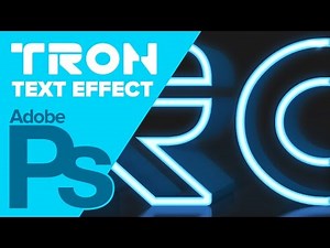 How the Create the TRON Legacy Text in Photoshop