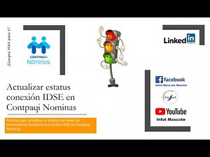 Actualiza el estatus de conexión IDSE Contpaqi Nominas