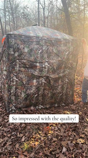 Stay hidden, stay ready, and hunt smarter this season! 🦌🏹 This portable hunting blind sets up in seconds, keeps you camouflaged, and gives you the ultimate advantage in the field. Perfect for beginners and pros alike! 🎯 #huntingblind #deerhunting #turkeyhunting #huntinglife #huntingtok