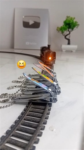 Nail Cutters 💅 VS rc train crash testing Detail😱/ remote control train#shorts​ #rccars​ #ckdotcom