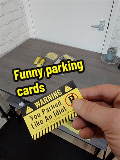 Funny Parking Prank Cards to Annoy Bad Parkers