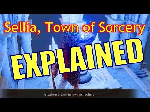Elden Ring - Sellia, Town of Sorcery EXPLAINED - How to Open All Blue Doors (Prisoner #85)