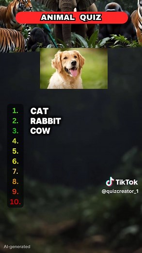 Test Your Knowledge: Name These Animals by Their Pictures