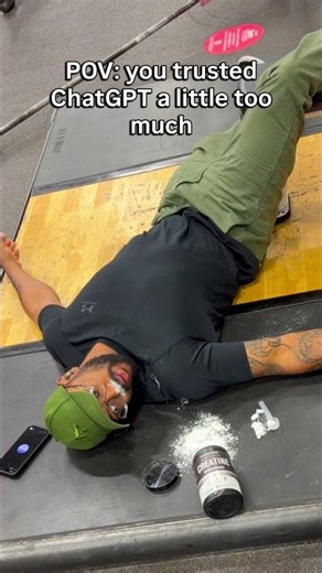 From getting a pump to no pump real quick 🤕🫀 #gymshorts #gymhumor #chatgpt #gymfail #viral