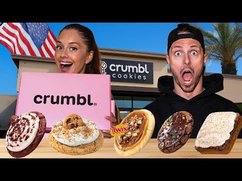 VI TESTAR CRUMBL COOKIES I USA!