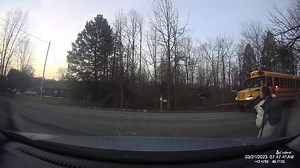 37K views · 380 reactions | Dashcam video shows a driver ignore a school bus' flashing lights and stop sign as a girl prepared to cross: "Whenever it come to a school bus … always, always be cautious, especially when those lights go on." REPORT: https://www.woodtv.com/news/allegan-county/video-shows-driver-ignore-school-bus-stop-sign-as-girl-prepared-to-cross/ | WOOD TV8 | Facebook
