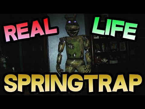 REAL LIFE SPRINGTRAP || FNAF SPRINGTRAP Animatronic in REAL LIFE