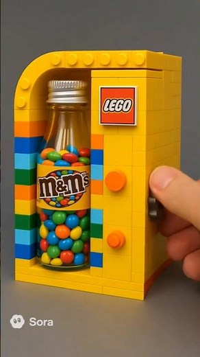 LEGO M&M’s Machine 🍬 #lego #mm #candy #machine #colorful #build #satisfying #viral #creative #wow