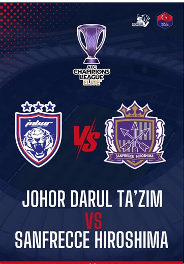 JDT vs Sanfrecce Hiroshima Match Highlights
