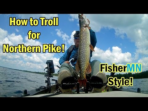 How to Troll for Northern Pike! FisherMN Style!
