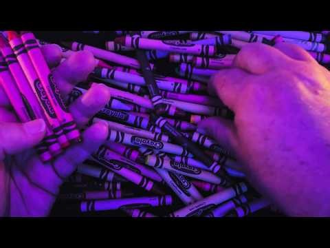 Crayon ASMR 🖍️ Gentle Rummaging & Sorting Sounds for Sleep (No Talking)