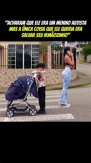 "Acharam que ele era um menino autista mas a única coisa que ele queri...