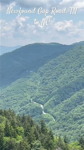 Scenic Drive on Newfound Gap Road Smoky Mountains National Park,TN