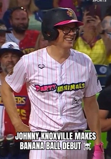 Johnny Knoxville Banana Ball debut: human strike zone & pink taser moments