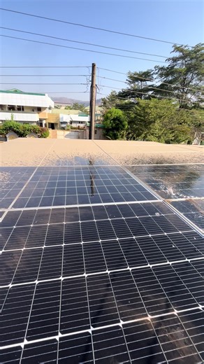 Your system is not faulty, your panels are just dusty, WASH IT!! #solarmaintenance #solar #solarpanel #fyyp #funnyvideos