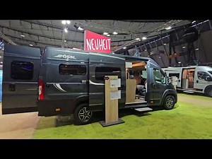 New for 2026, 68k Pössl Road Cruiser campervan. SPACE SAVING with SHOWER in CORRIDOR.
