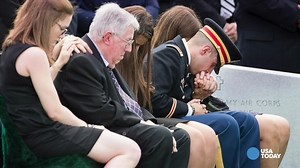 U.S. Army Maj. Gen. Harold J. Greene buried at Arlington Cemetery