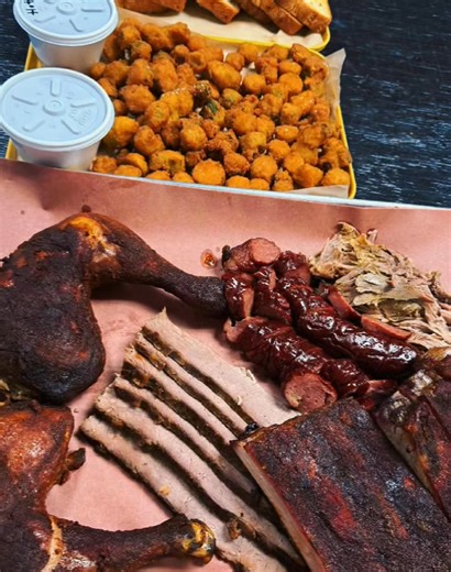 Burgers & BBQ so good it will make you CRAZY! 🤯 Come taste the magic at The Vortex, located at 9900 NE 23rd in Oklahoma City! Our craft burgers and BBQ are made with love to blow your mind! 😋 Juicy patties, fall-off-the-bone ribs, and flavors that will make you lose all sense 🤪! Whether you're a meat lover, follow a gluten free diet, or anything in between, we've got something for everyone with food sure to make your taste buds sing 😉 😋 🎵 Swing by and experience the Vortex today! Open now,