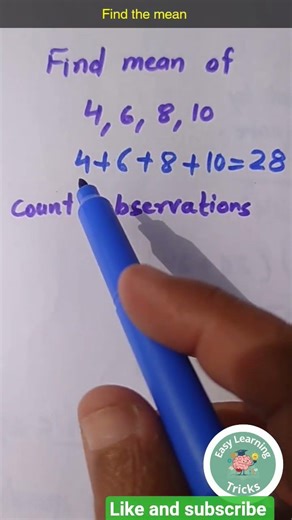 Find the Mean Using a Simple Method