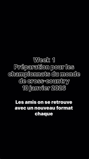 VAINQUEUR DE LA DIAMOND LEAGUE 2025 💎🏃🏼‍♂️ on Instagram: "Week 1 Préparation pour les championnats du monde de cross country 2026 Vous montez dans le train pour rejoindre l’aventure ? 🤭😍⭐️🦁🫶🏼 #running #kiprun"
