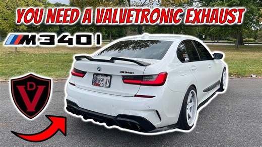The best BMW M340i exhaust, valvetronic sound clips & install